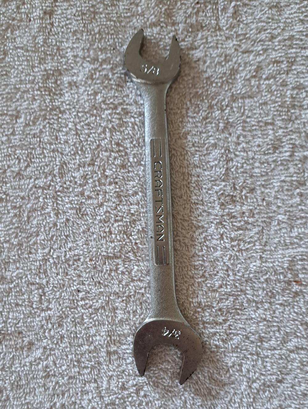 Vintage Craftsman 5/8" x 3/4" Open End Wrench VV-44582 USA 7-3/4" Length